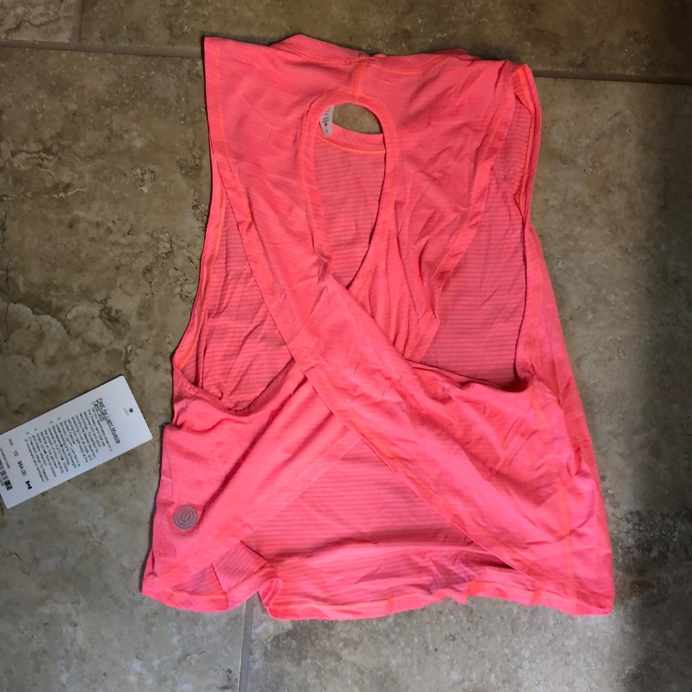 Lululemon fast as light tank sz 10 NWT seawheeze